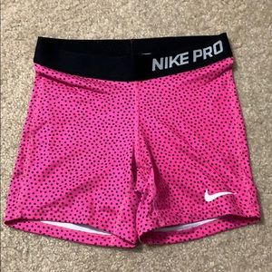Nike pro compression shorts
